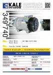 KLIMA KOMPRESORU FIAT EGEA / PUNTO / 500L [5PK - KALE 349740