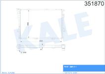 MOTOR SU RADYATORU BMW M51 D25 E38 96 01 E39 9 - KALE 351870