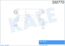 TURBO RADYATORU INTERCOOLER AL/PL/BRZ BMW X3 - KALE 350770