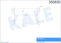 INTERCOOLER RADYATORU BMW B47 N47 N57 F10 F11  - KALE 350830
