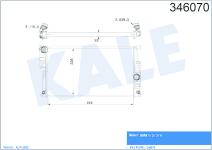 SU RADYATORU BMW F20-F20 LCI-F21-F21 LCI-F22-F - KALE 346070