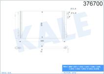 KLIMA RADYATORU BMW E81-E82-E87-E88-E90-E91-E9 - KALE 376700