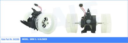 KALORIFER MOTORU 12V BMW 5 SERISI E60 03-10. 6 - KALE 343350