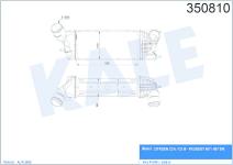 TURBO INTERCOOLER RADYATORU P407 1.6HDI 2.0HDI - KALE 350810