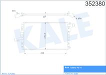 TURBO RADYATORU INTERCOOLER AUDI A3. A6. TT 2. - KALE 352380