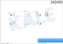 TURBO RADYATORU 8ML376746181 VW A4-A5-A6-A7-A8 - KALE 342400