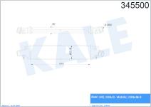 TURBO RADYATORU INTERCOOLER AL/PL/BRZ OPEL COR - KALE 345500