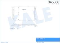 SU RADYATORU AL/PL/BRZ AUDI A4 AVANT 12-15. A5 - KALE 345860