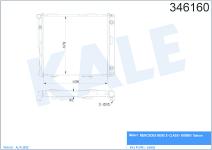 SU RADYATORU MERCEDES W124 M601-602-603 85-95  - KALE 346160
