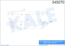 TURBO RADYATORU INTERCOOLER AL/PL/BRZ OPEL MOK - KALE 345070