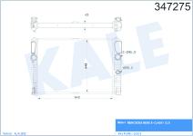 MOTOR SU RADYATORU MERCEDES C219 W211 S211 - KALE 347275
