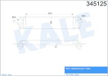 INTERCOOLER TURBO RADYATOR NISSAN XTRAIL 2.0 D - KALE 345125