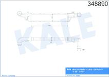 TURBO RADYATORU INTERCOOLER MERCEDES-BENZ E-SE - KALE 348890