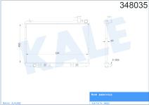 SU RADYATORU AL/PL/BRZ INFINITI FX35 AT - KALE 348035