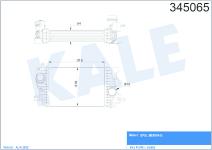 TURBO RADYATORU INTERCOOLER AL/PL/BRZ OPEL MER - KALE 345065
