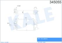 TURBO RADYATORU INTERCOOLER AL/PL/BRZ OPEL MER - KALE 345055