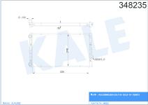 SU RADYATORU AL/PL/BRZ VOLKSWAGEN GOLF III 1.6 - KALE 348235