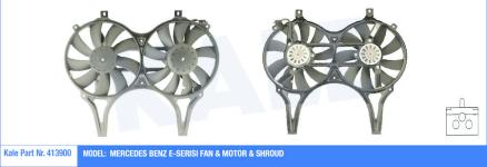 FAN MOTORU DAVLUMBAZLI MERCEDES-BENZ E SERISI  - KALE 413900