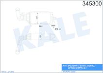 TURBO RADYATORU INTERCOOLER AL/PL/BRZ OPEL AST - KALE 345300
