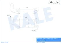 TURBO RADYATORU INTERCOOLER OPEL ASTRA H 1.7 C - KALE 345025
