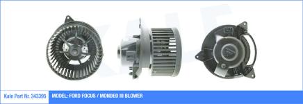 KALORIFER MOTORU FOCUS 1.4 16V 98-04. 1.6 16V  - KALE 343395