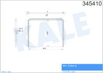 KLIMA RADYATORU KOMPLE HYUNDAI I30 1.6 T-GDI 2 - KALE 345410