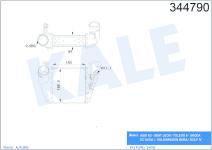 TURBO RADYATORU INTERCOOLER AL/PL/BRZ VOLKSWAG - KALE 344790