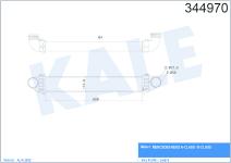 TURBO RADYATORU INTERCOOLER AL/PL/BRZ MERCEDES - KALE 344970