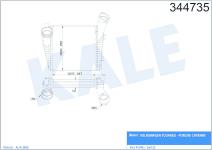TURBO RADYATORU INTERCOOLER AL/PL/BRZ VOLKSWAG - KALE 344735