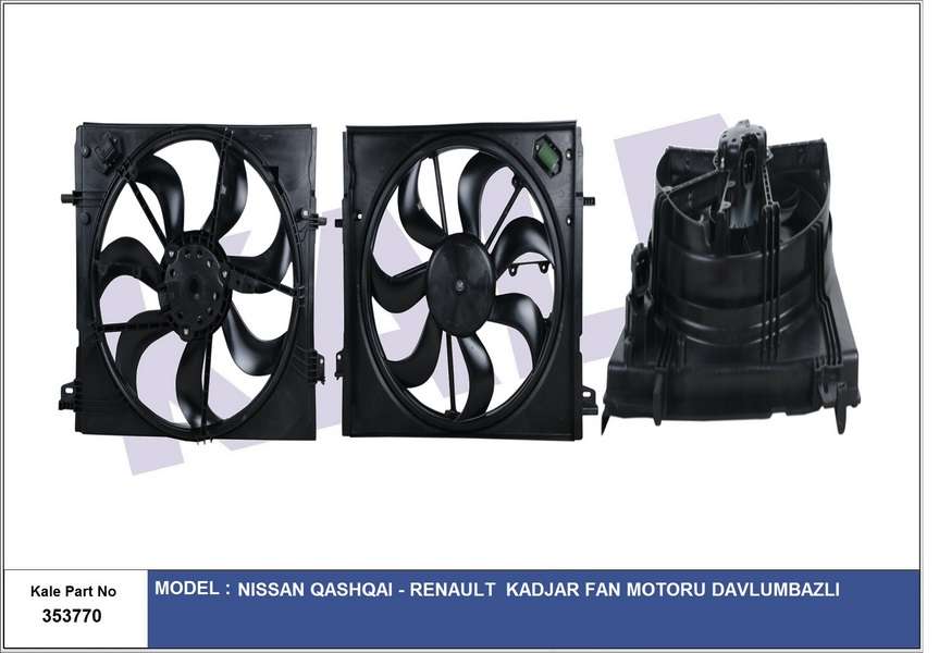 FAN MOTORU DAVLUMBAZLI NISSAN QASHQAI 1.2 DIG- - KALE 353770