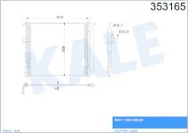 Klima Radyatoru Ranger 2.2 Tdci 2011 -Mazda B2500 2.2 -2.5 T - KALE 353165