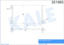MOTOR SU RADYATORU AUDI A4 08-15 A5 10-17 A6 Q - KALE 351985