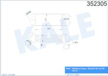 TURBO RADYATORU INTERCOOLER CITROEN C4 PICASSO - KALE 352305