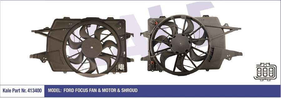 FAN MOTORU FOCUS I 98 04 AC TEKLI 1.6 2.0 ZETE - KALE 413400