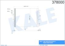 KLIMA RADYATORU KONDENSER LAND ROVER DISCOVERY - KALE 378000