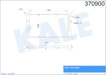 SU RADYATOR BRAZING OPEL ASTRA F 1.4I 1.6I 1.8 - KALE 370900