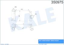 TURBO RADYATORU INTERCOOLER AL/PL/BRZ NISSAN Q - KALE 350975