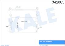SU RADYATORU OPEL MERIVA 1.7 CDTI 03-10 AL/PL/ - KALE 342065