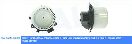 KALORIFER MOTORU VW AROSA / CORDOBA / IBIZA II - KALE 343320