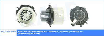 KALORIFER MOTORU MB SPRINTER 3.5-T / SPRINTER  - KALE 342720