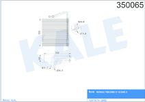 EVAPORATOR RENAULT MEGANE II. SCENIC II - KALE 350065