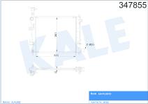 MOTOR SU RADYATORU KIA PICANTO 1.0 1.1 11- MAN - KALE 347855
