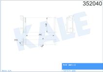 KALORIFER RADYATORU AL/PL/BRZ BMW 3. Z1 E30 82 - KALE 352040