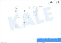 KALORIFER RADYATORU FIAT FIAT 500/500C/PANDA/A - KALE 346360