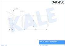 KALORIFER RADYATORU VW TRANSPORTER T4 1.9D-TD- - KALE 346450