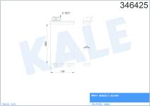 KALORIFER LAGUNA I 1.6 1.8 2.0 95-01 AL MKNK   - KALE 346425