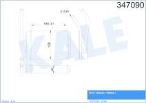KALORIFER RADYATORU TWNG 1.2I 93 175X152X26 OT - KALE 347090