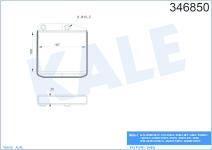 KALORIFER RADYATORU BRAZING ALFA ROMEO MITO .  - KALE 346850