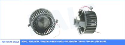 Kalorifer Motoru Seat Arosa Cordoba İbizaii İnca Volkswagen  - KALE 343325