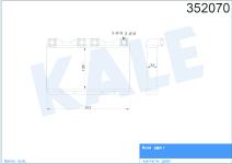 KALORIFER RADYATORU AL/PL/BRZ BMW 7 E38 94- - KALE 352070